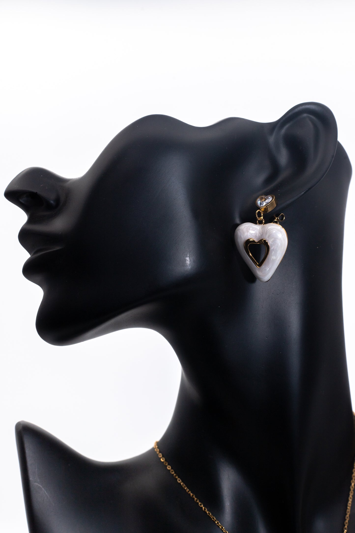 Luxury Golden Heart Tops