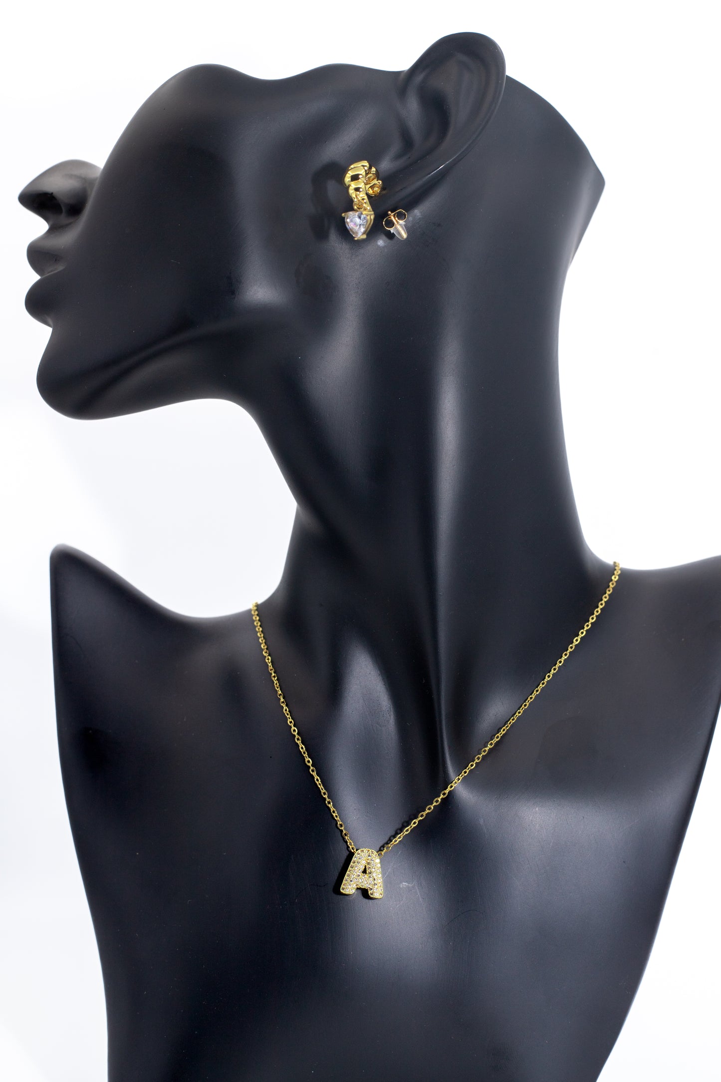 A to Z Golden Mini Chain Necklace