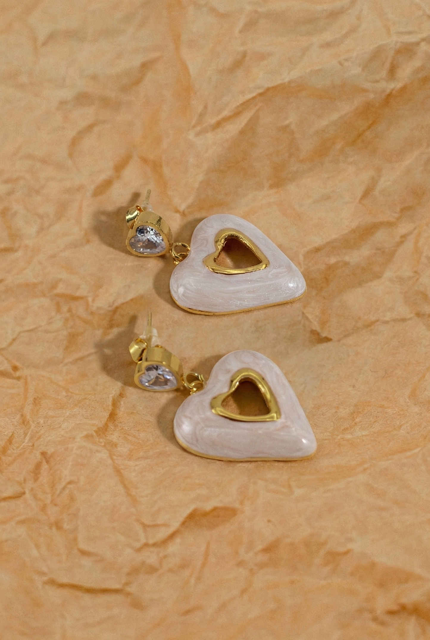 Luxury Golden Heart Tops