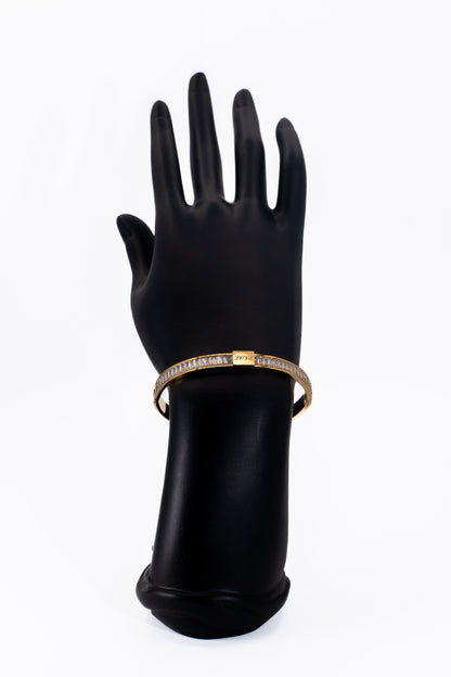 Golden Crystal-Inspired Bracelet