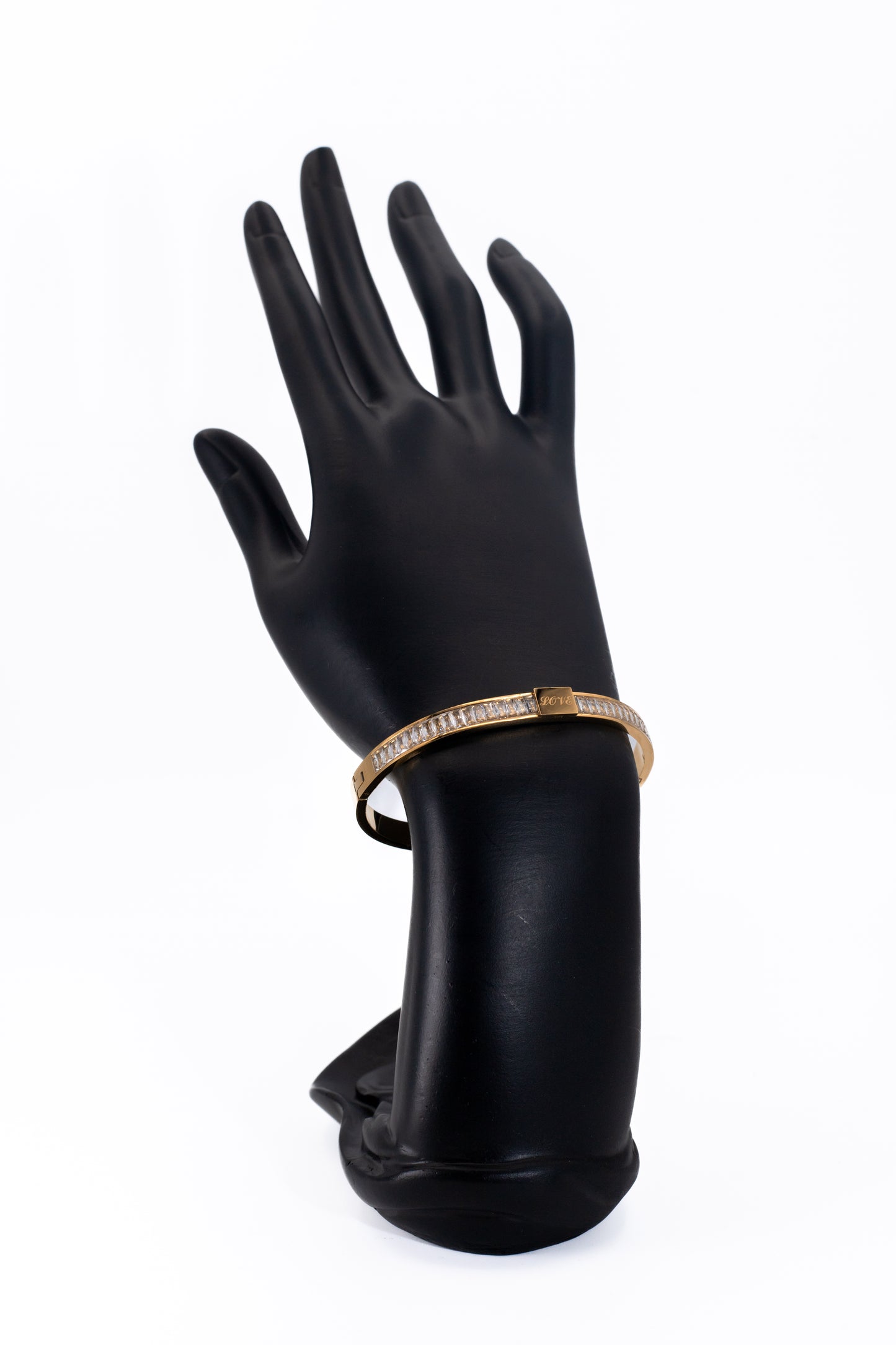 Golden Crystal-Inspired Bracelet