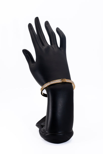Golden Crystal-Inspired Bracelet