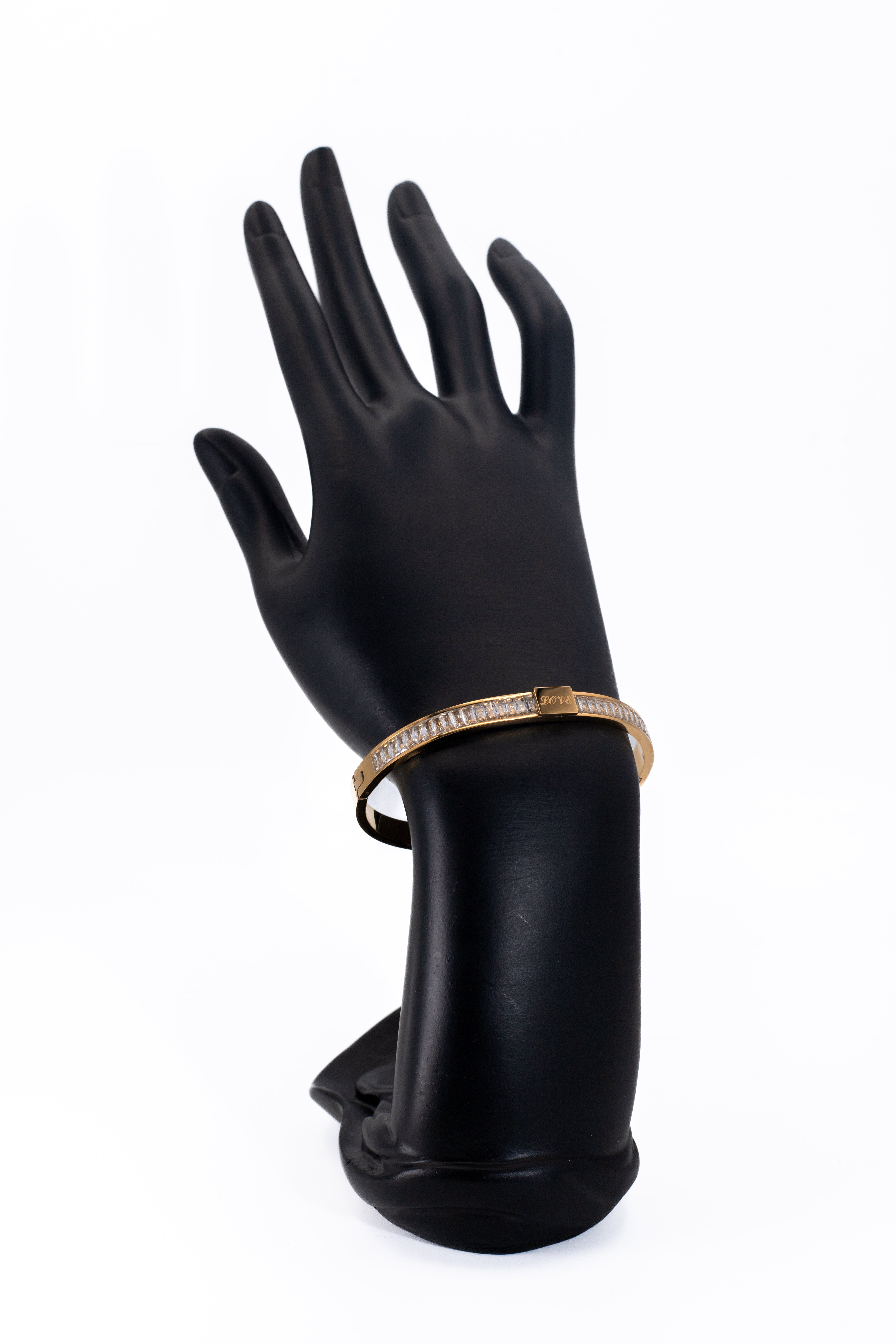 Golden Crystal-Inspired Bracelet