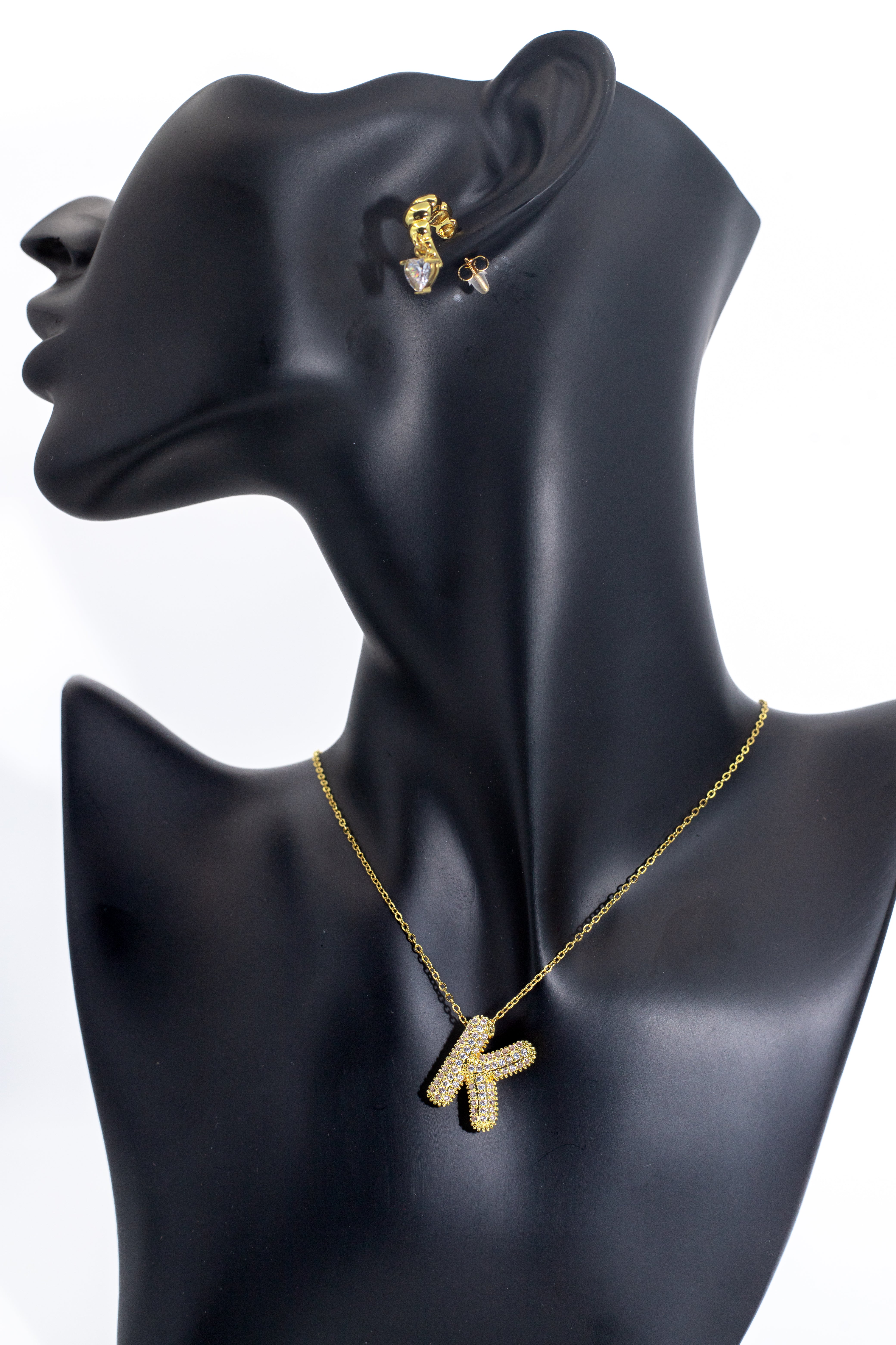 A to Z Golden Mega Chain Necklace