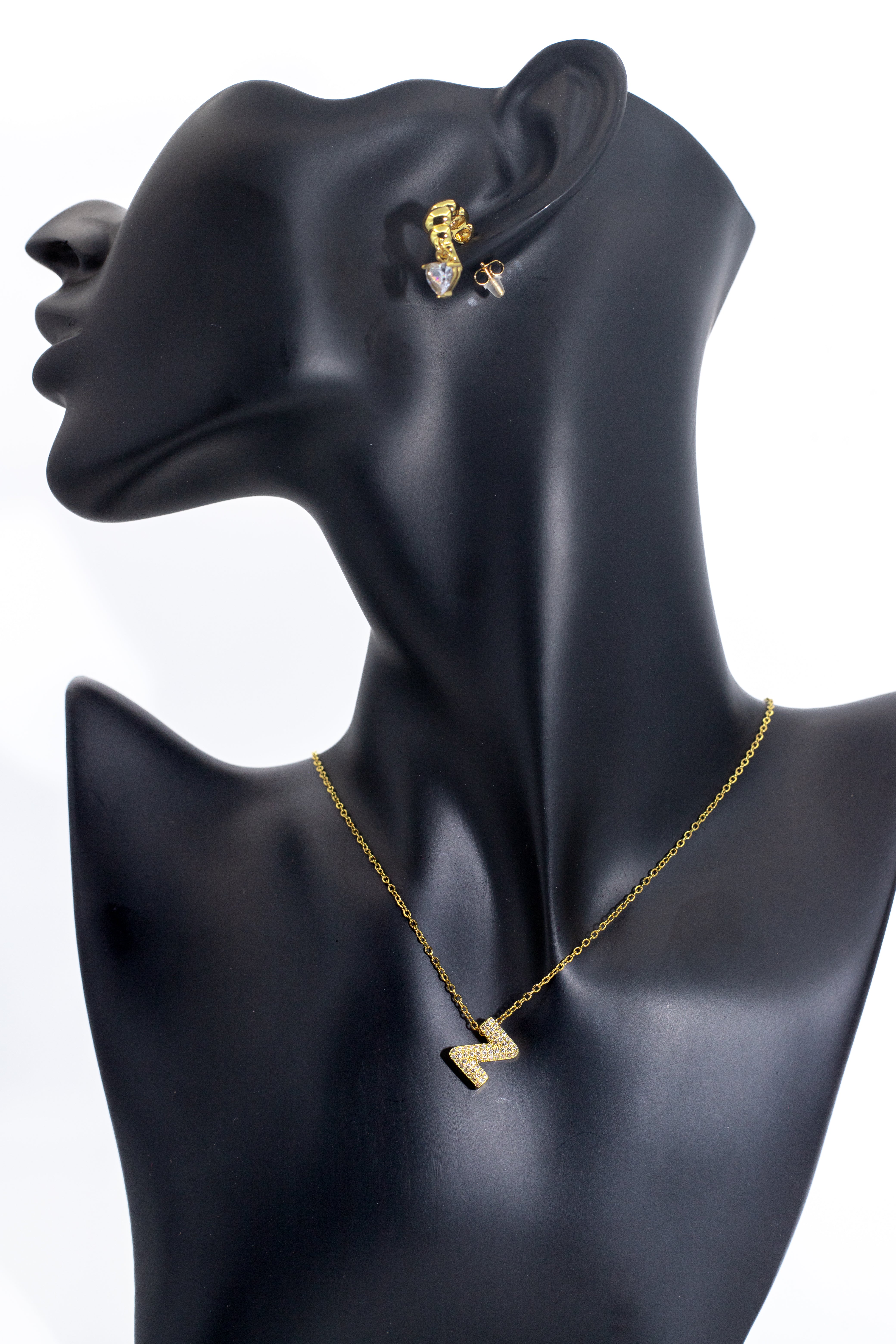 A to Z Golden Mini Chain Necklace