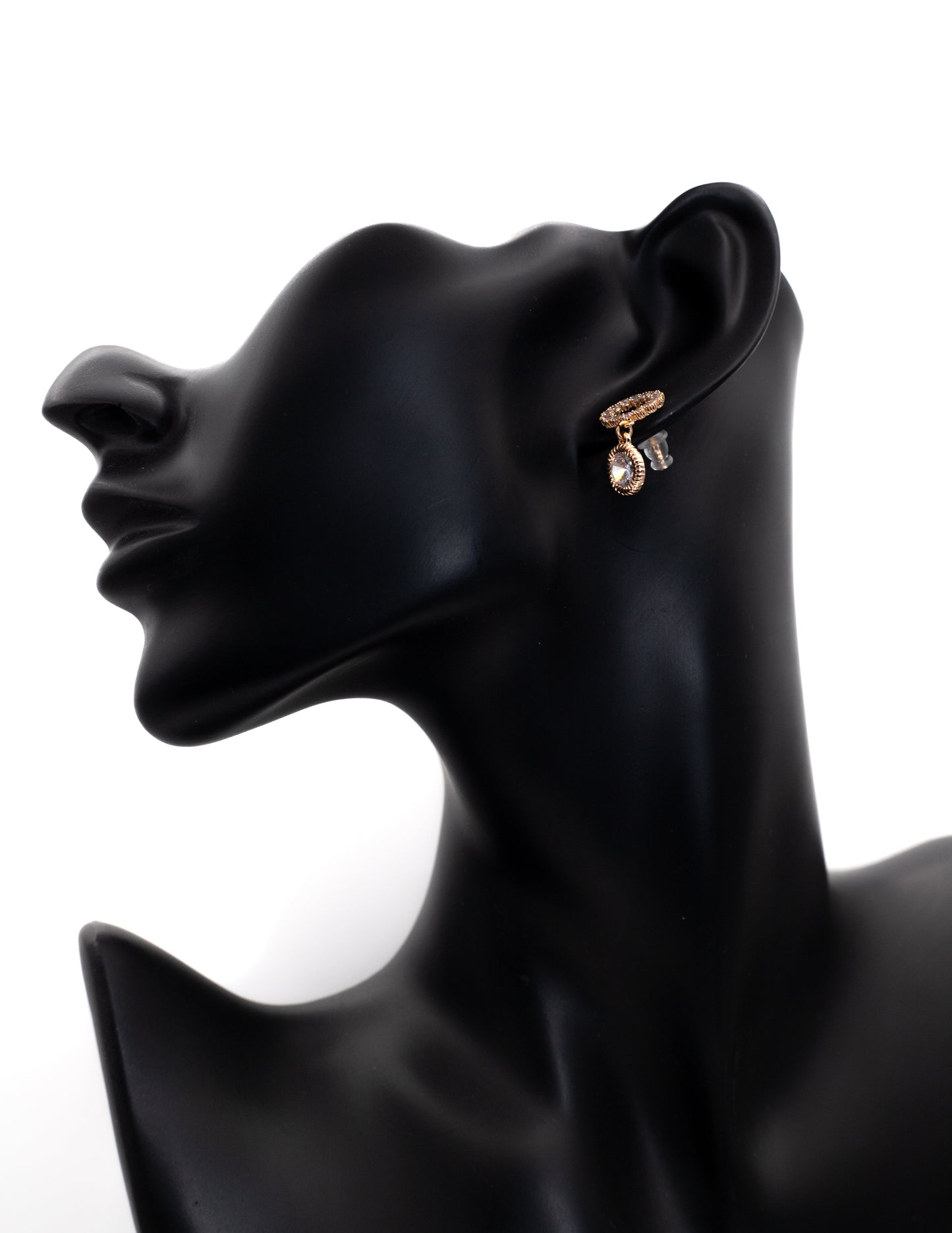 Golden Crystal Halo Drop Tops (Dainty Luxury)