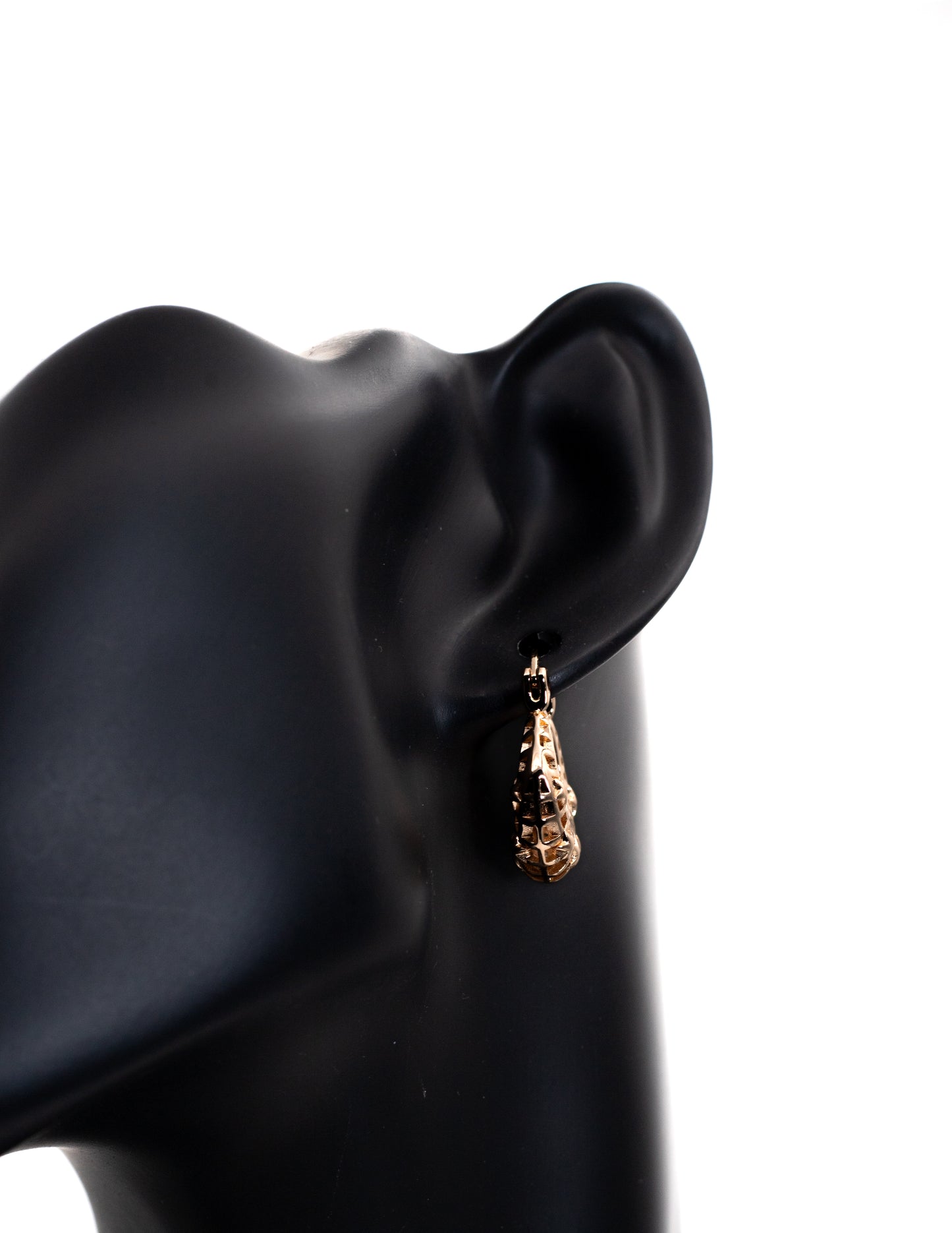 Luxury Golden Sculptural Textured Drop Tops