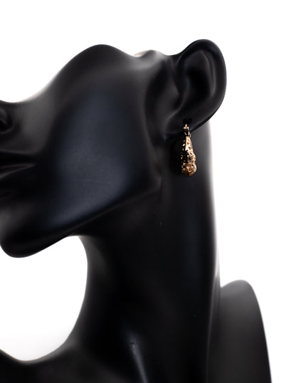 Luxury Golden Sculptural Textured Drop Tops