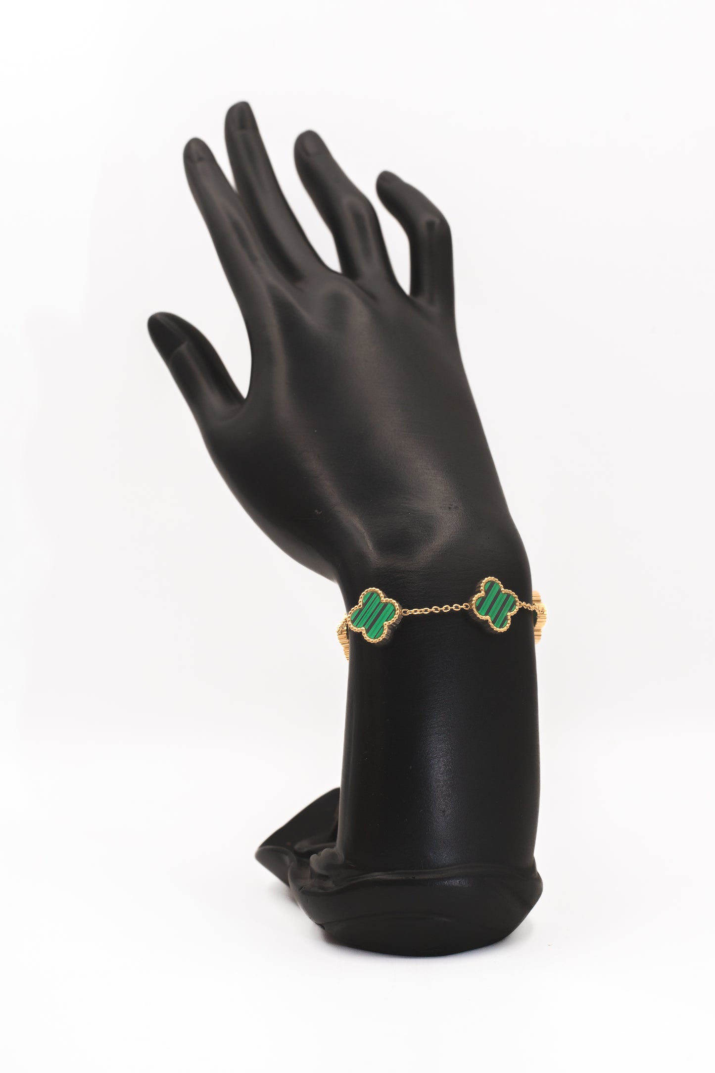 Golden Black Clover Bracelet