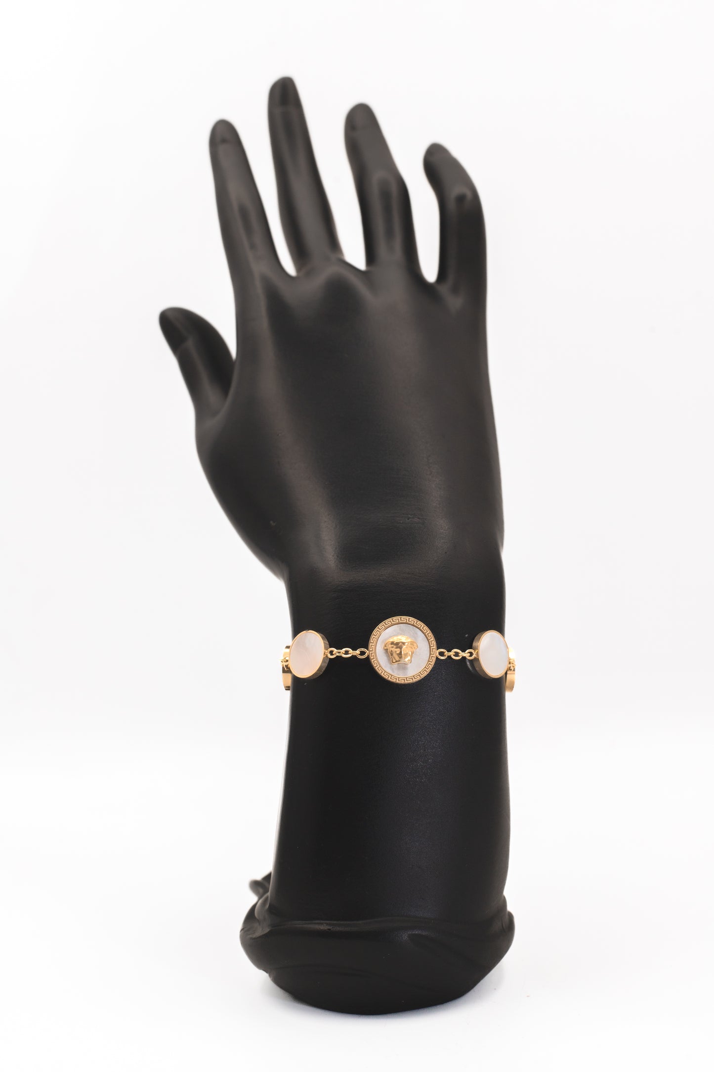 Medallion & Mother-of-Pearl Bracelet