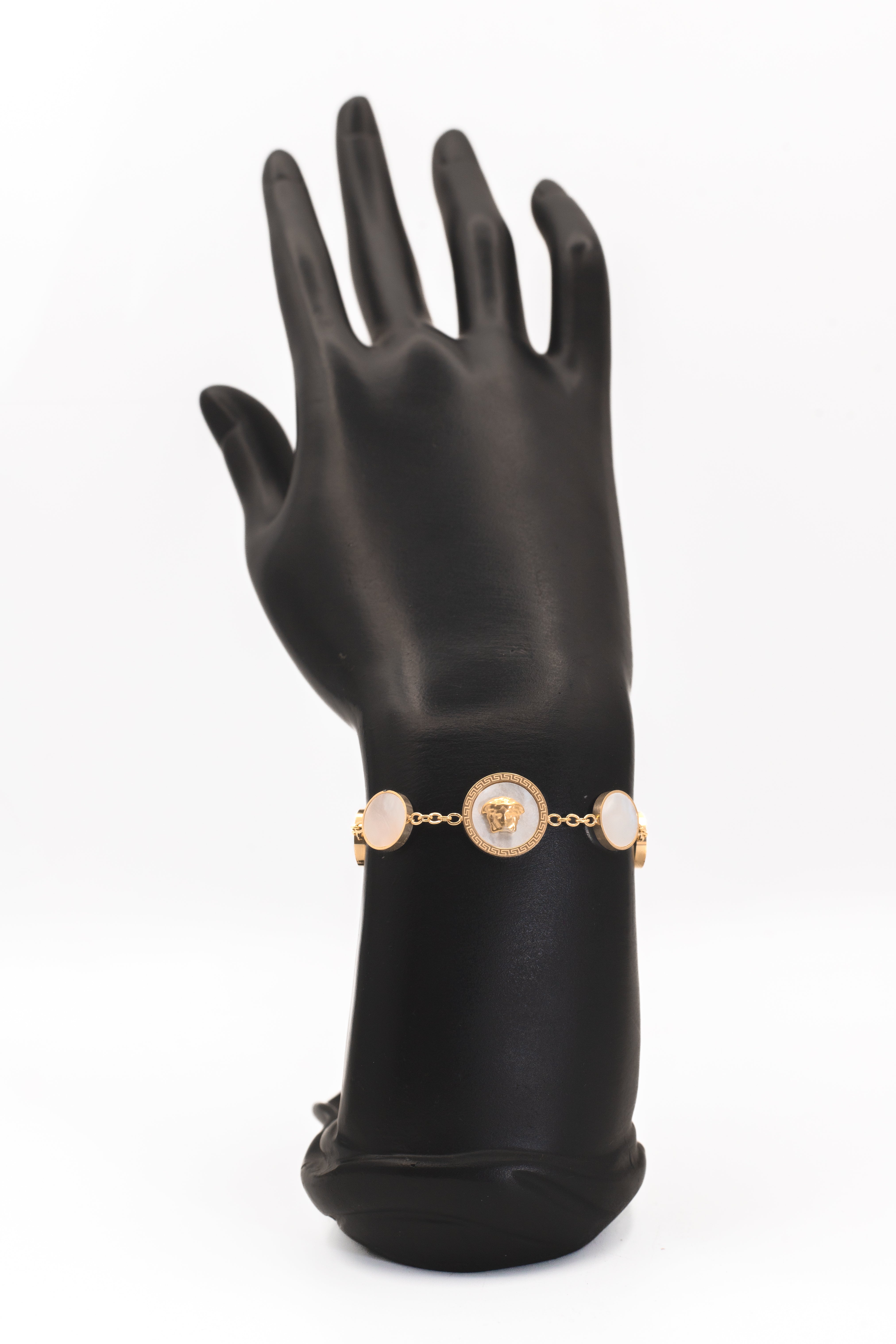 Medallion & Mother-of-Pearl Bracelet