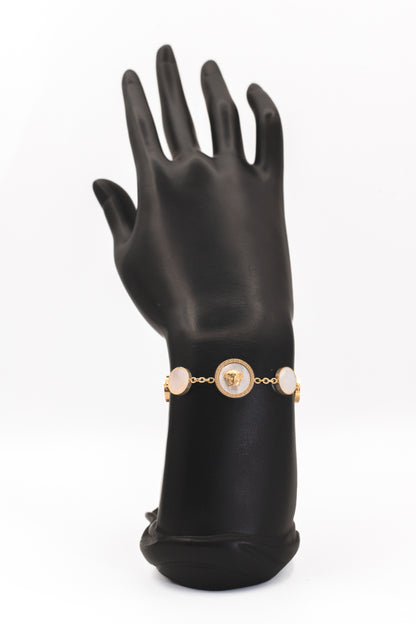 Medallion & Mother-of-Pearl Bracelet
