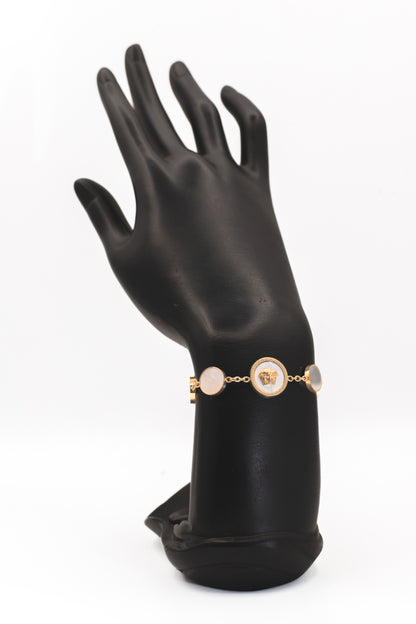 Medallion & Mother-of-Pearl Bracelet