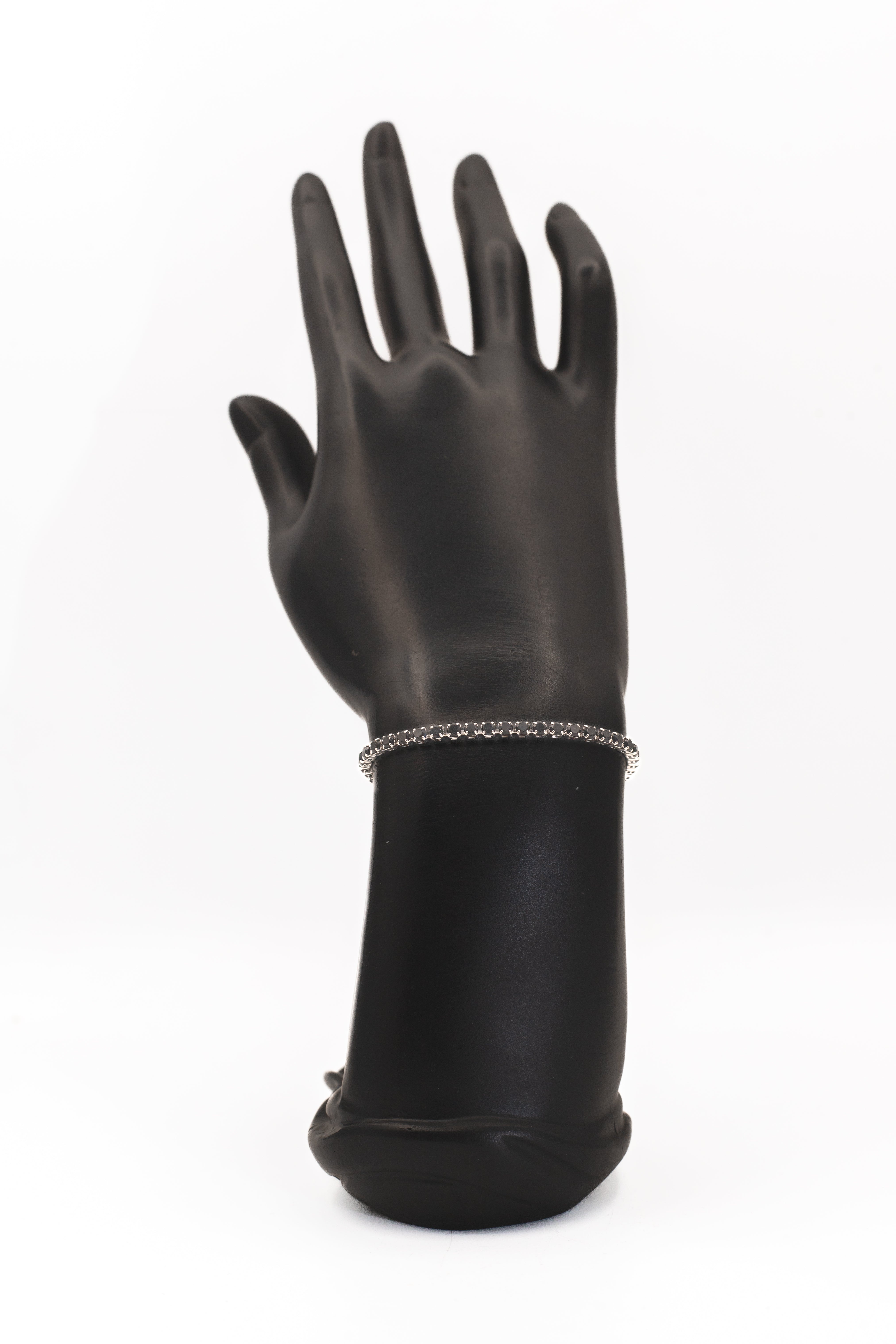 Silver Crystal Tennis Bracelet