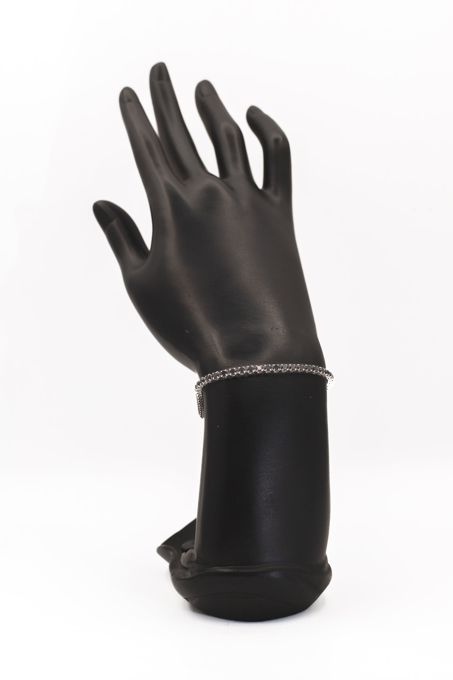 Silver Crystal Tennis Bracelet