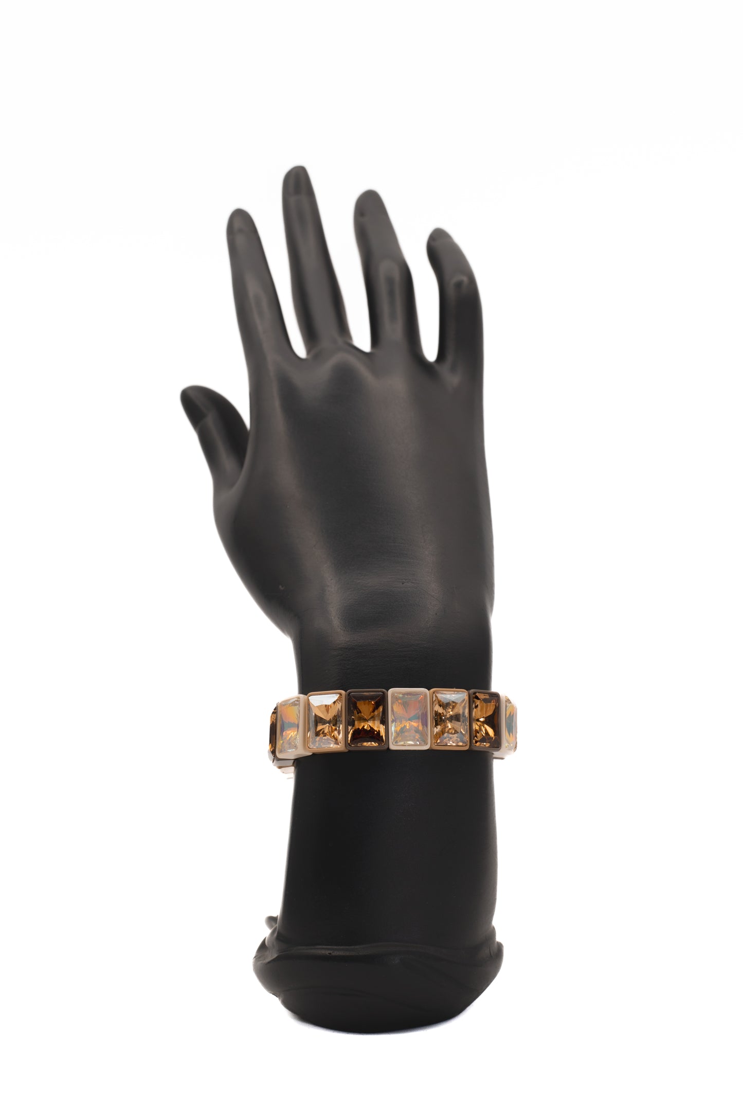 Bold Amber Crystal Bracelet